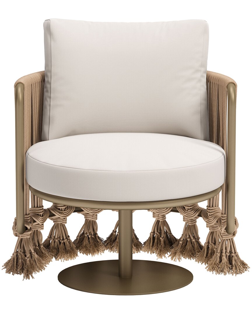 Zuo Modern Uzel Accent Chair In White
