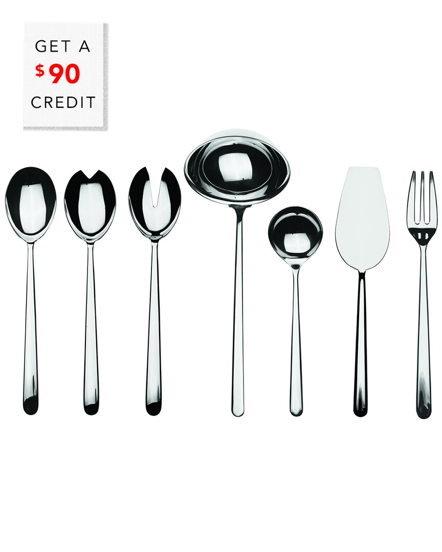 Mepra Linea 7pc Serving Set With $90 Credit In No Color