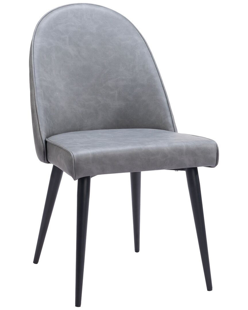 Zuo Modern Set Of 2 Silloth Armless Dining Chairs