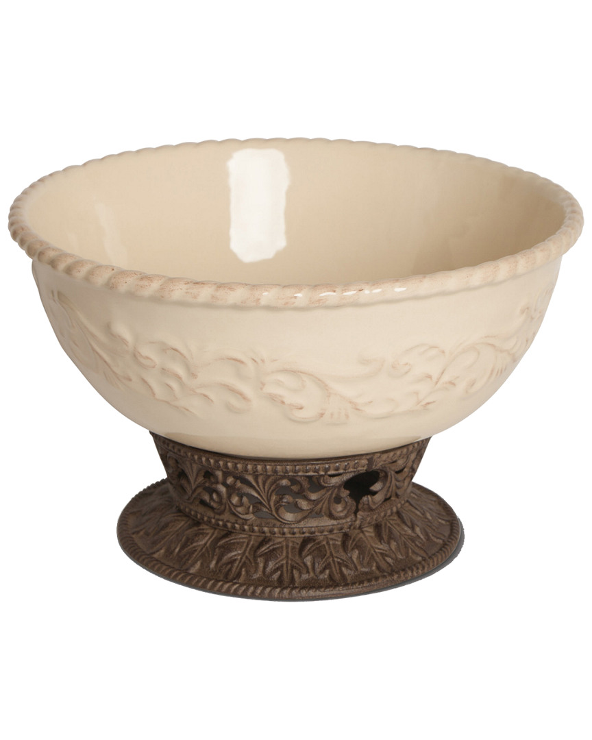 Gerson International Gg Collection Detailed Embossed Bowl
