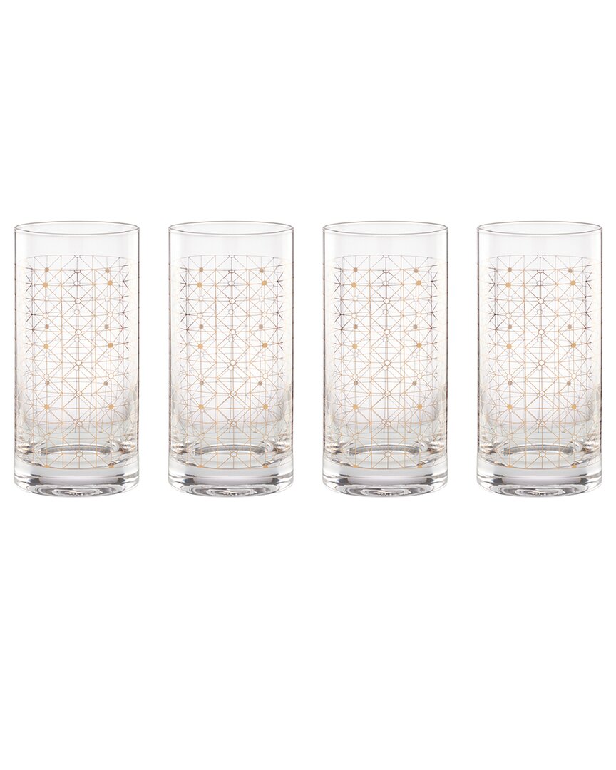 Lenox Tuscany Golden Dust Double Old-fashioned Glasses, Set Of 4