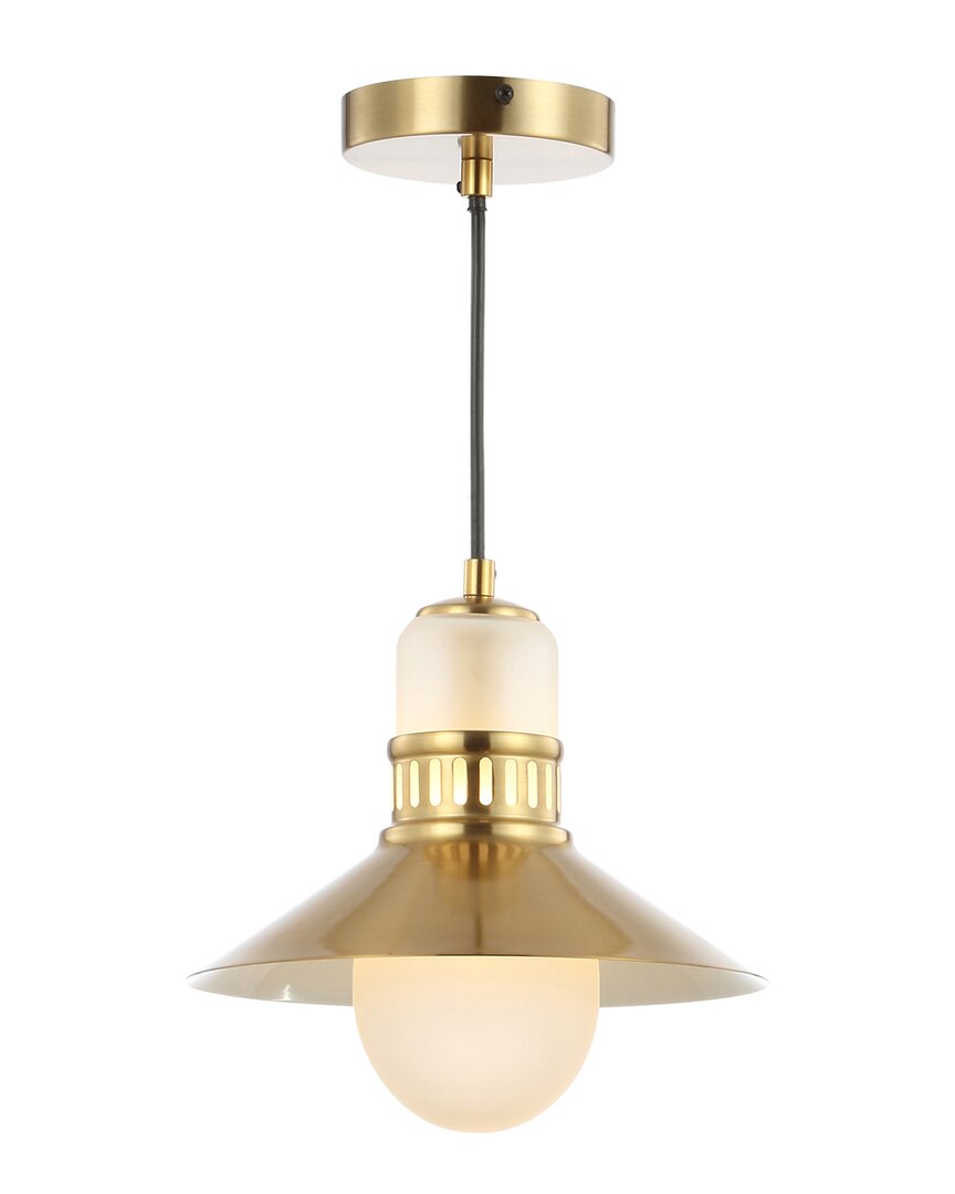 Jonathan Y Colin 9.75in Adjustable Retro Hurricane Led Pendant