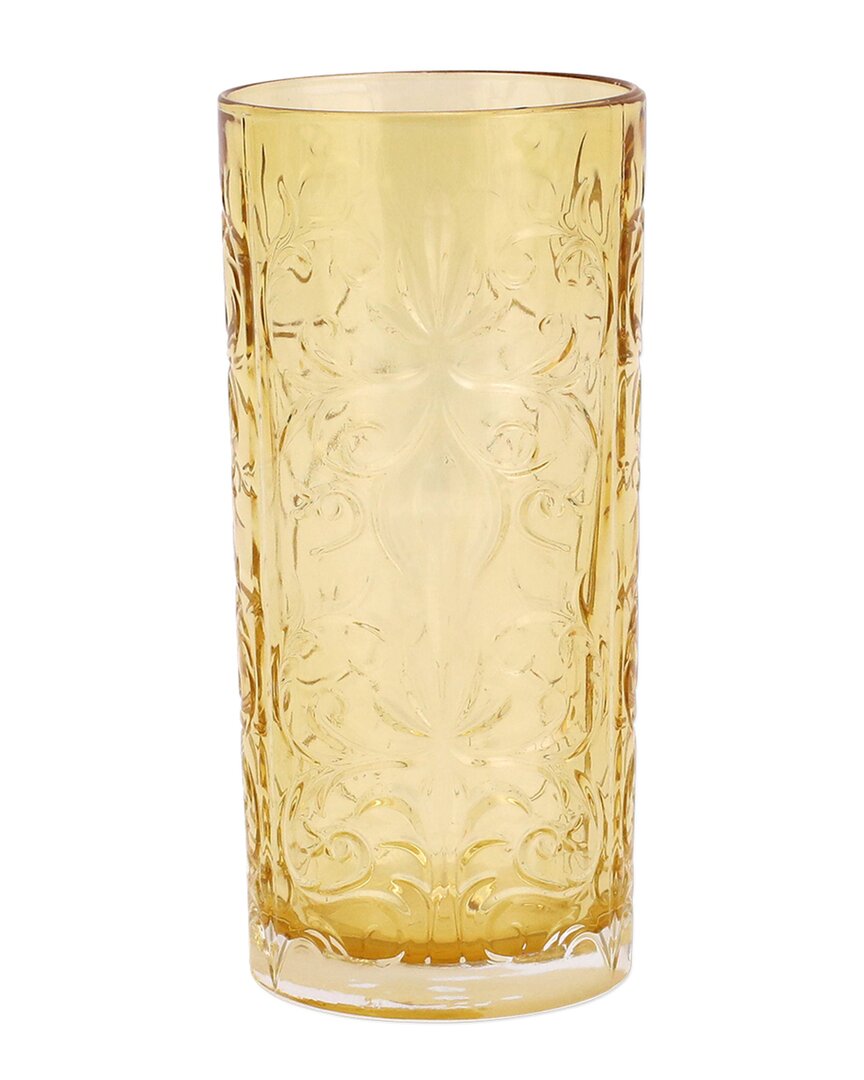 Shop Vietri Barocco High Ball Glass With $3 Credit In Brown