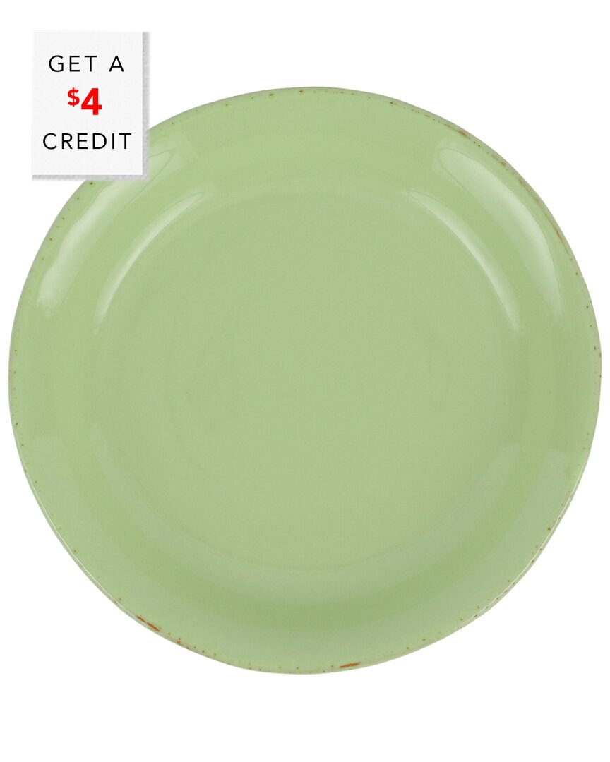 Vietri Cucina Fresca Salad Plate With $4 Credit In Green