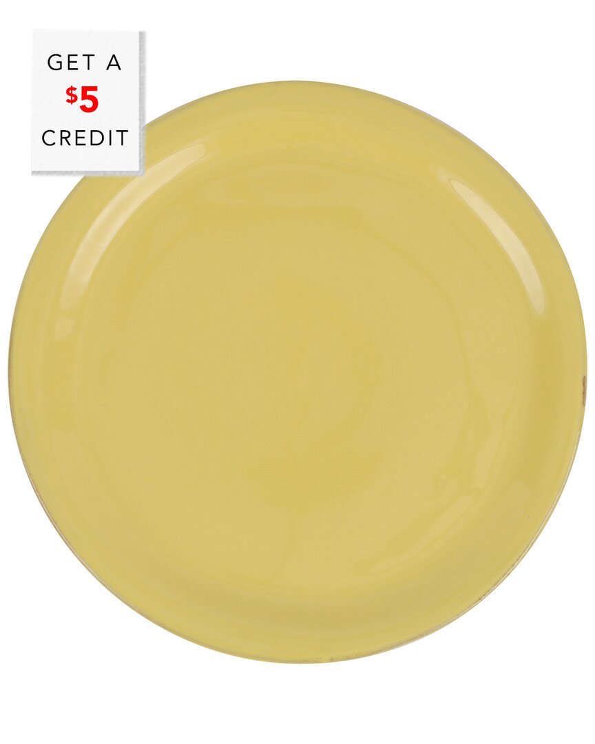 Shop Vietri Cucina Fresca Dinner Plate With $5 Credit In Yellow