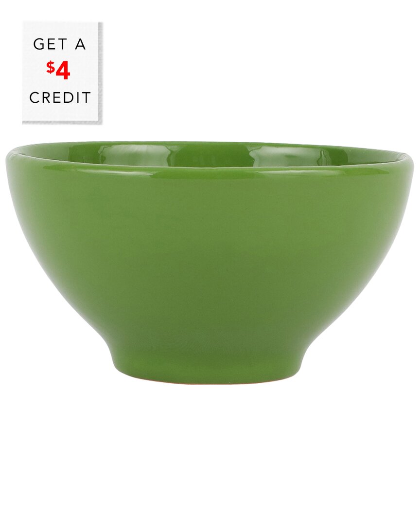 Shop Vietri Cucina Fresca Cereal Bowl With $4 Credit In Green