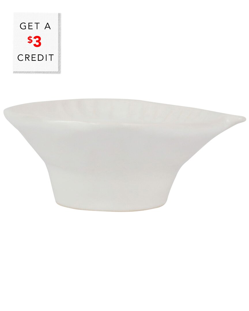 Shop Vietri Pesce Serena Dipping Bowl With $3 Credit In White