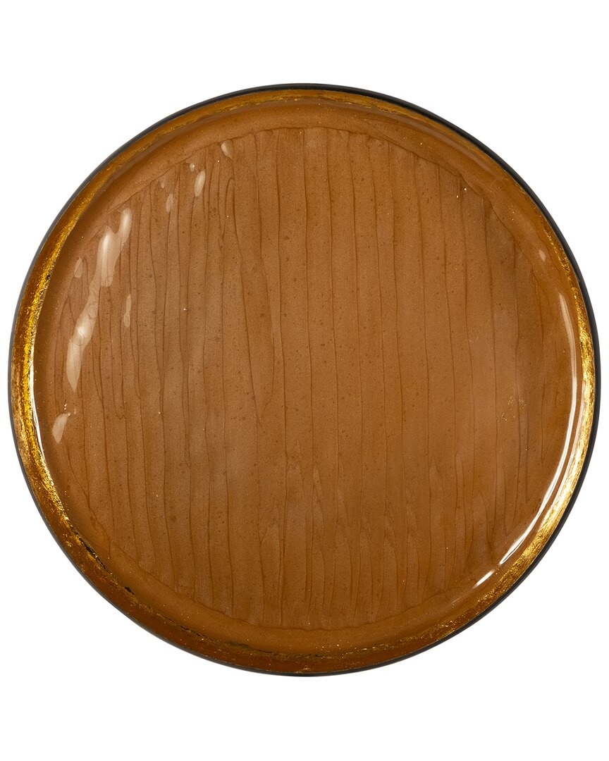 Sagebrook Home Circle Wall Accent In Brown