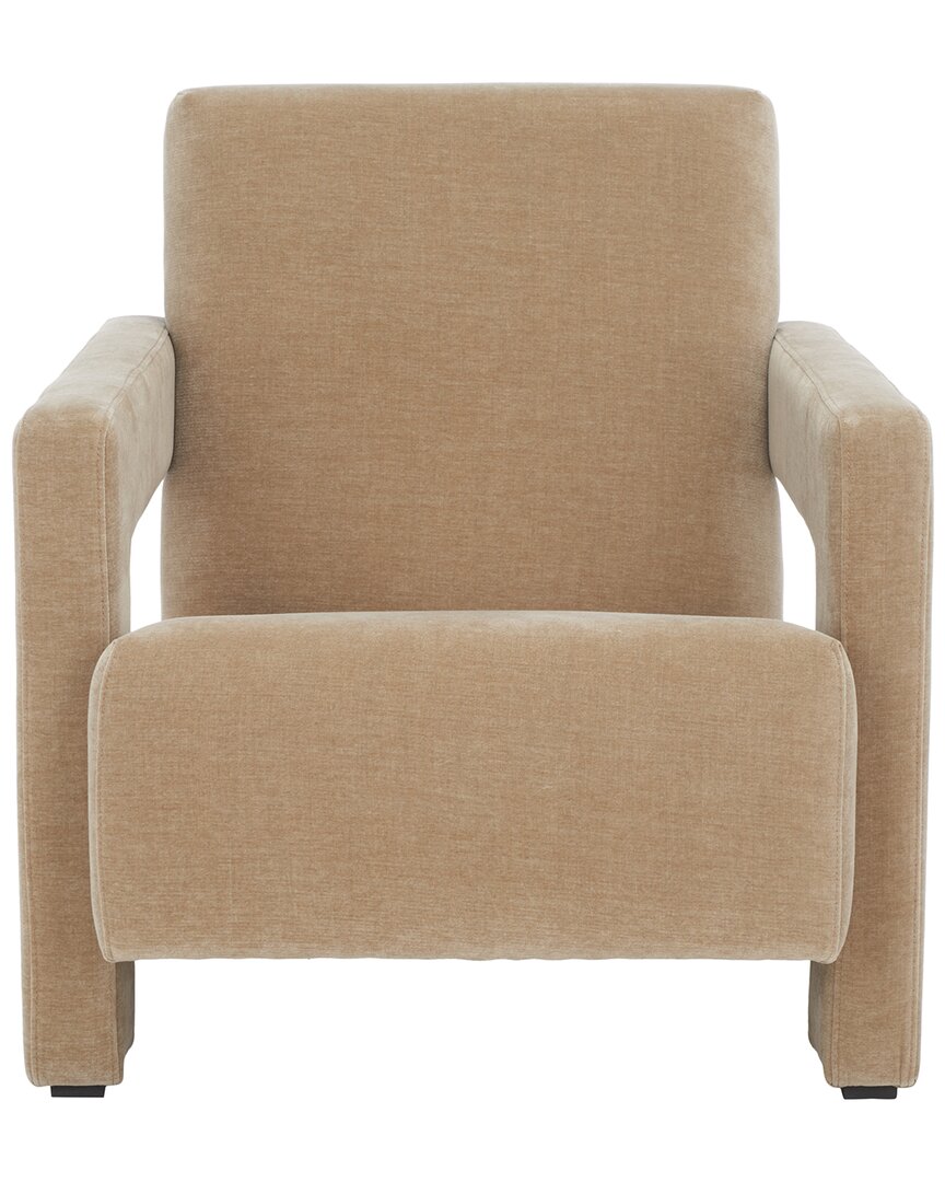 SAFAVIEH COUTURE SAFAVIEH COUTURE TAYLOR MODERN VELVET ACCENT CHAIR