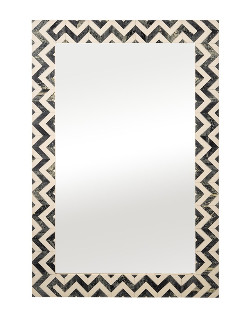 Sagebrook Home Chevron Rectangle Wall Mirror In Multicolor