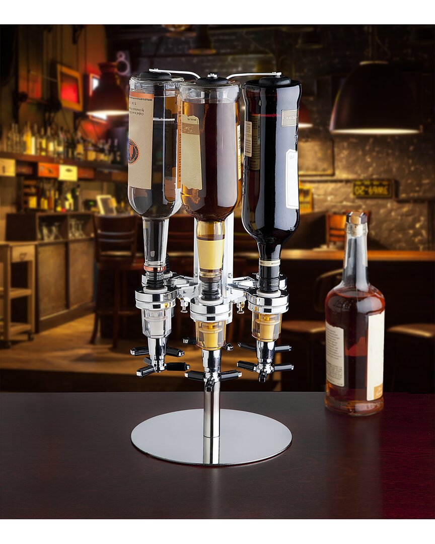 Godinger Barback Rotating 6-bottle Liquor Dispenser