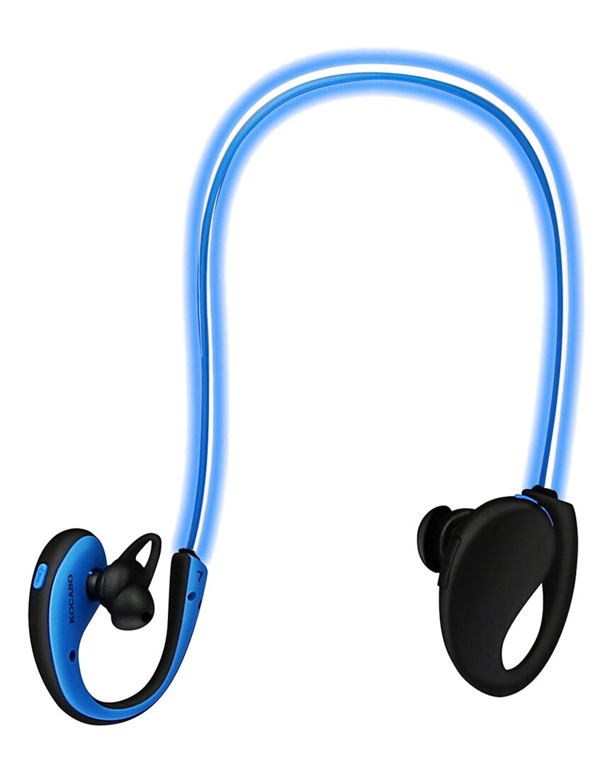 Fresh Fab Finds Kocaso Wireless Neckband Earphones In Blue