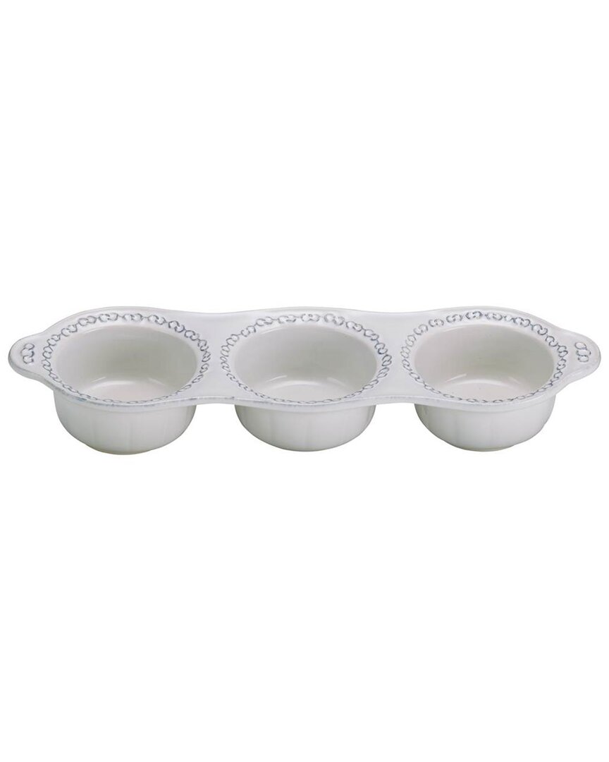 Skyros Designs Villa Beleza 3-part Tray In White