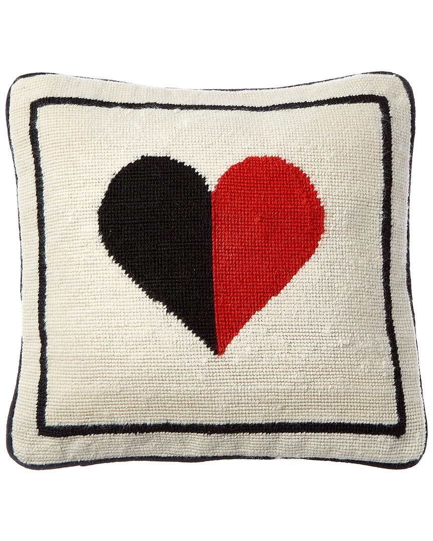 Jonathan Adler Hearts Needlepoint Pillow