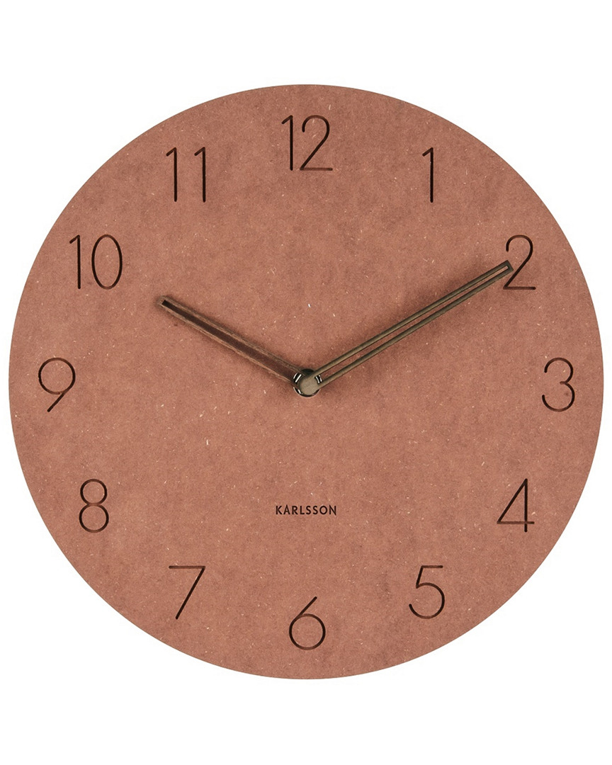 Bidkhome Karlsson Wall Clock In Brown