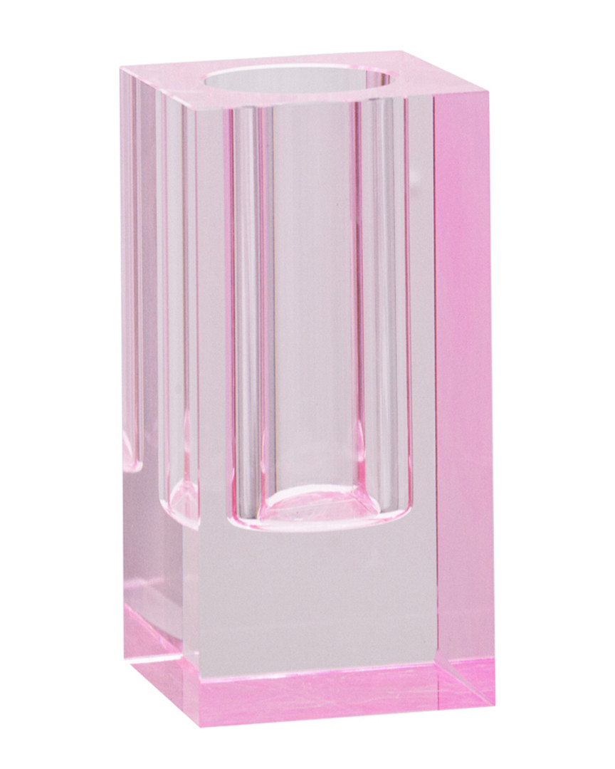 R16 Home Tall Pink Translucent Vase