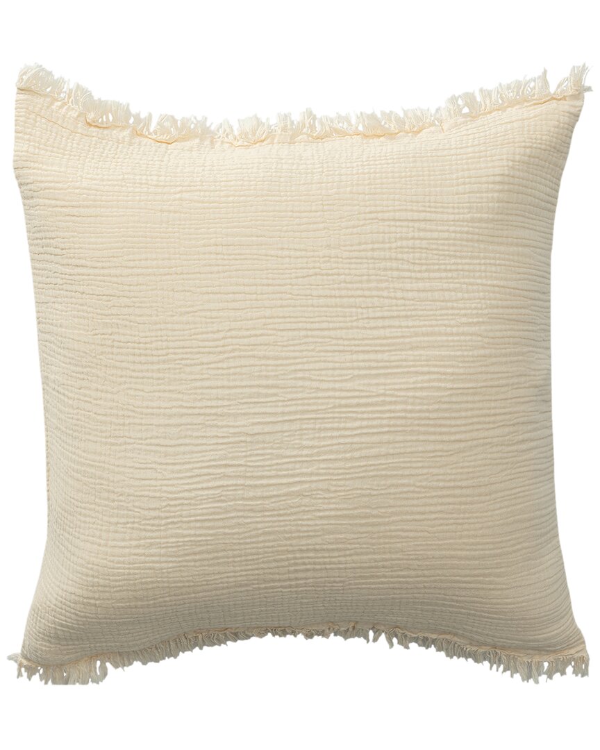 Lr Home Acielle Fringed Throw Pillow In Beige