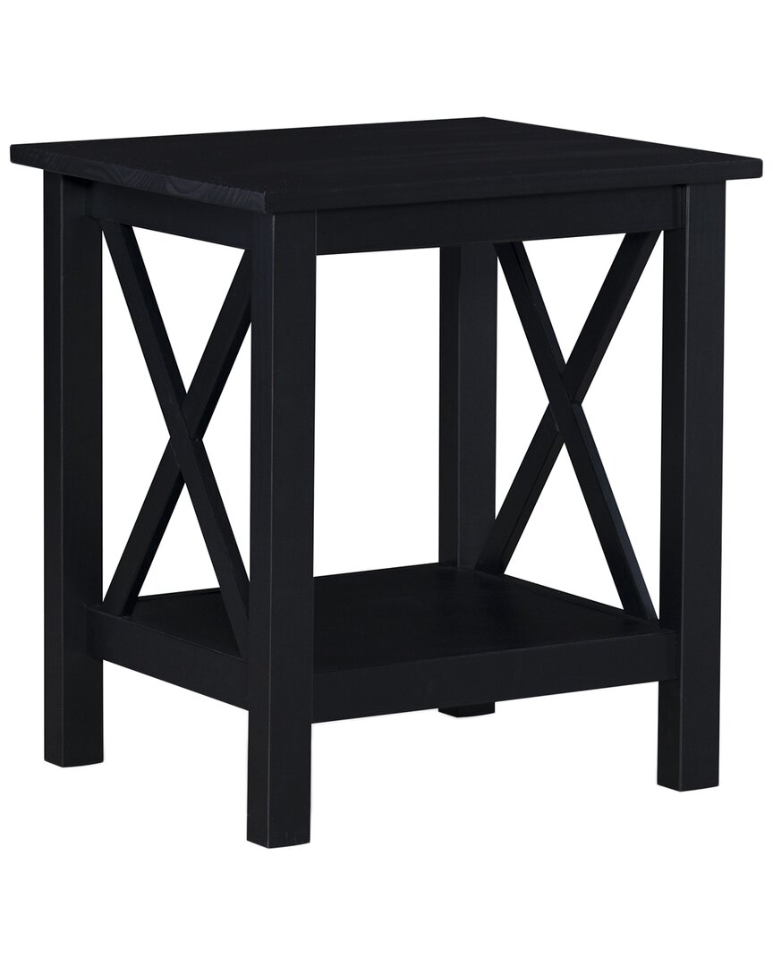 Linon Dover End Table In Black