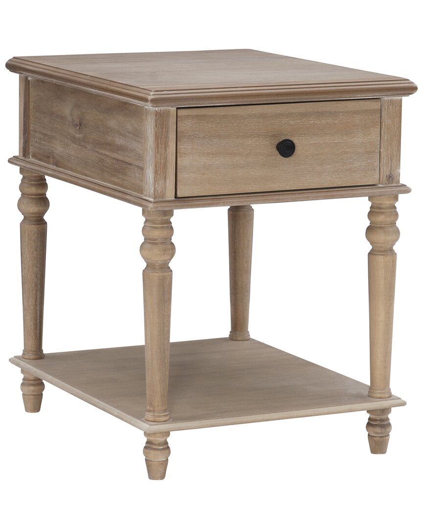 Powell Pike Side Table In Brown