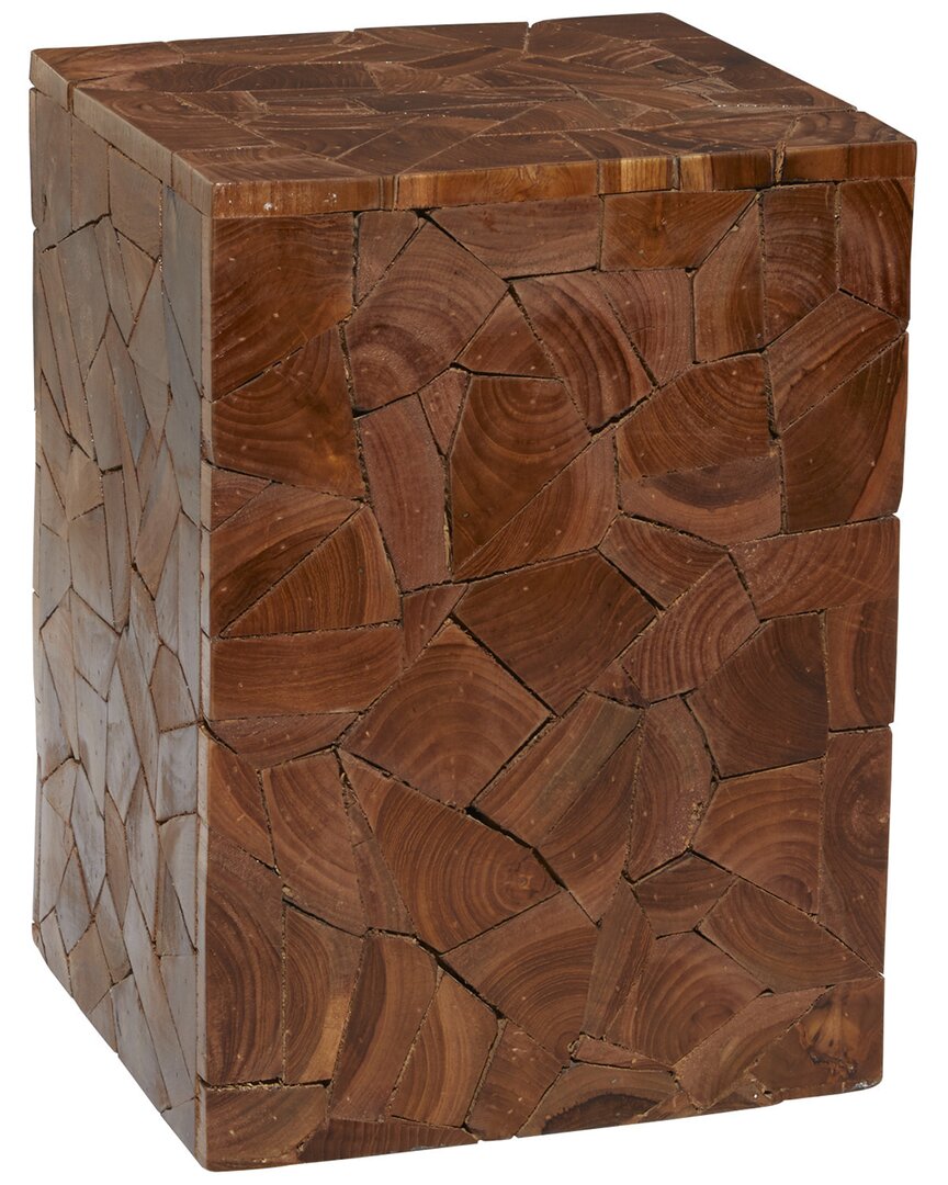 Peyton Lane Handmade Accent Table In Brown