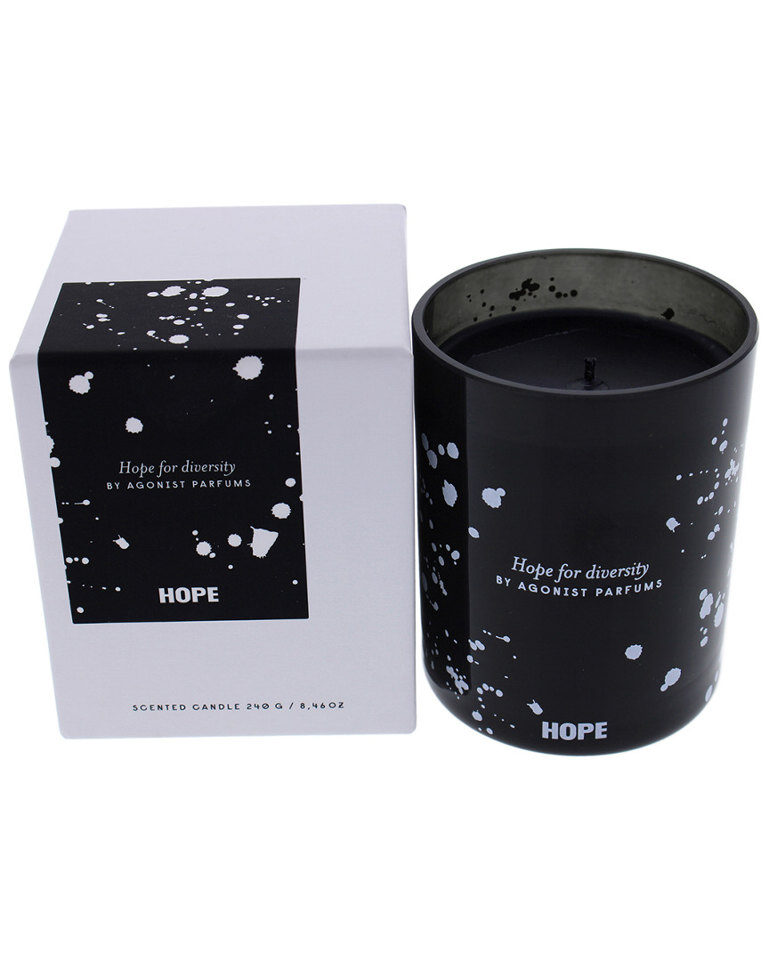 Agonist Hope For Diversity 8.46oz Candle In Black