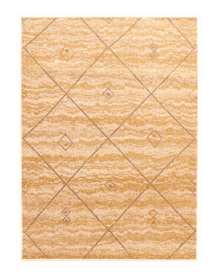 Ecarpet Devos Bohemian Moroccan Rug In Ivory