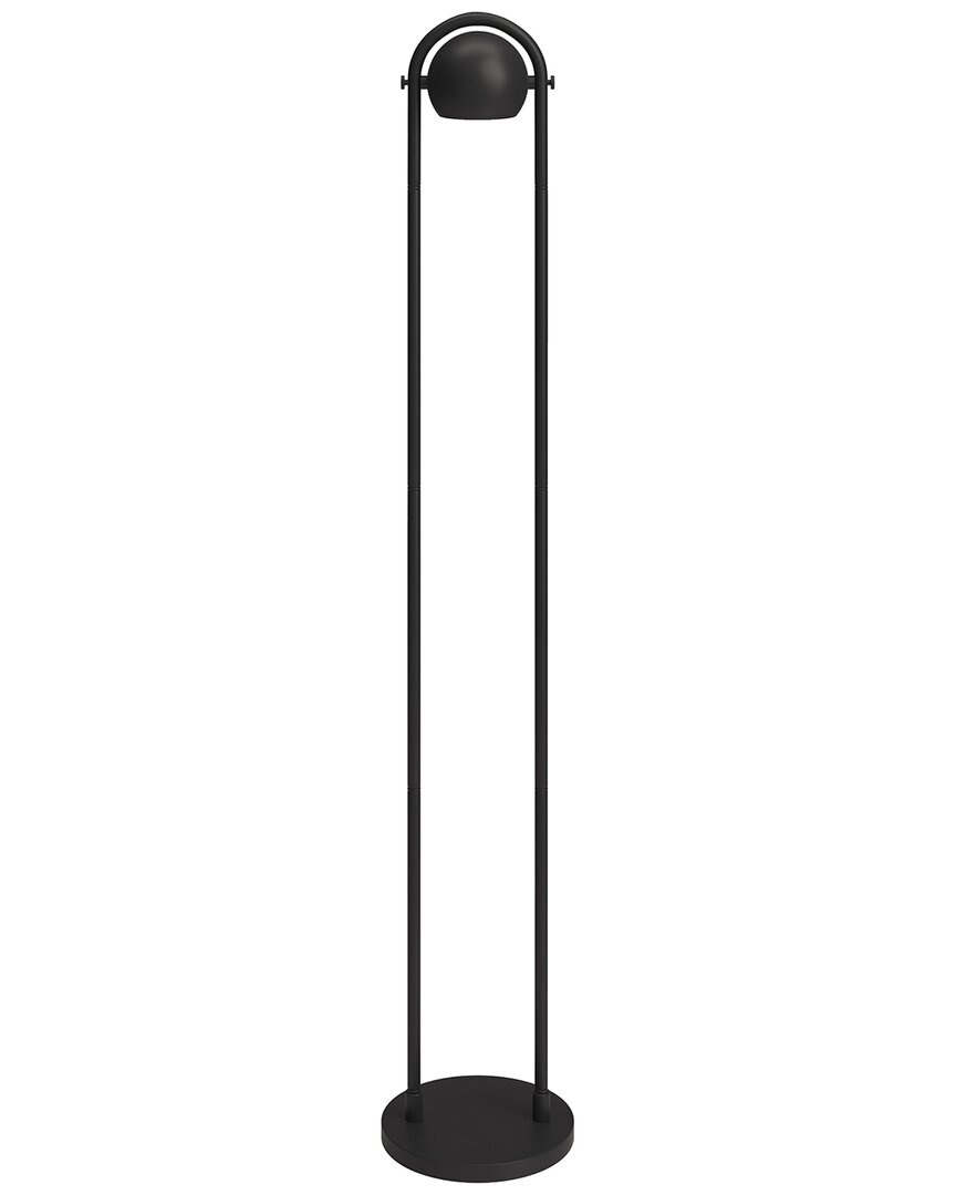 Abraham + Ivy Delgado 64 Tall Floor Lamp With Metal Shade In Black