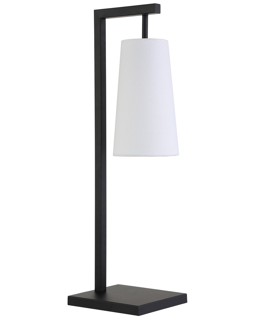 Abraham + Ivy Moser 26 Tall Table Lamp With Fabric Shade In Black