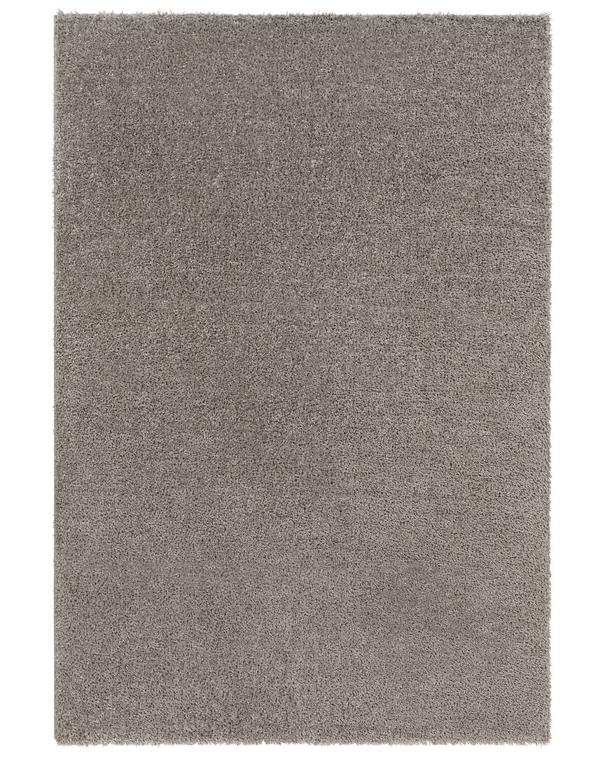 Surya Cloudy Shag Polyester Rug In Grey