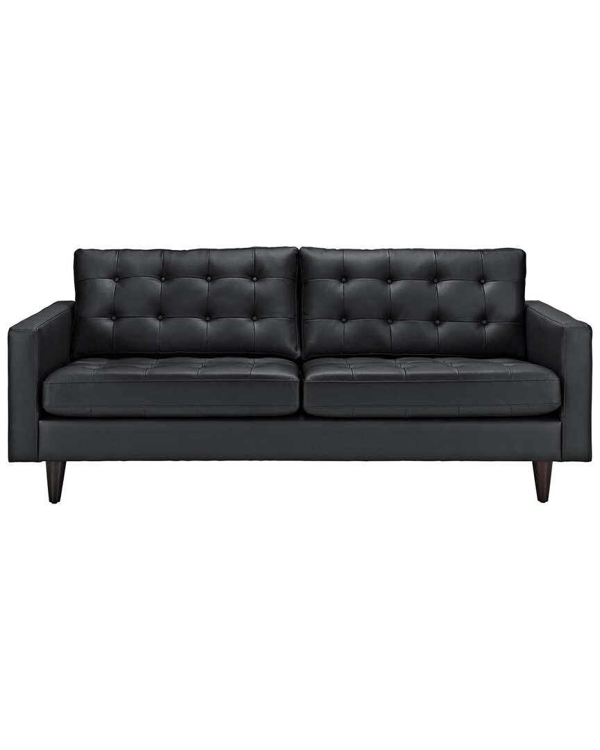 Modway Empress Upholstered Fabric Sofa In Grey