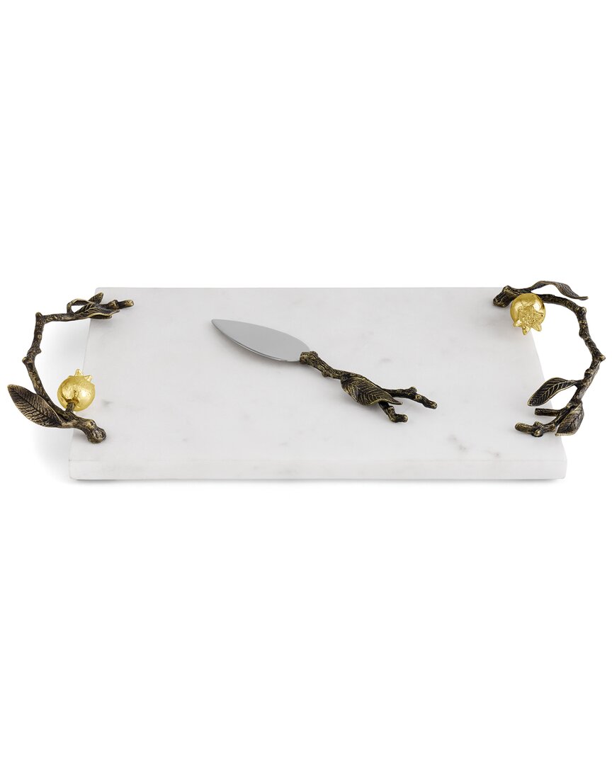 Michael Aram Pomegranate Cheese Board With Knife