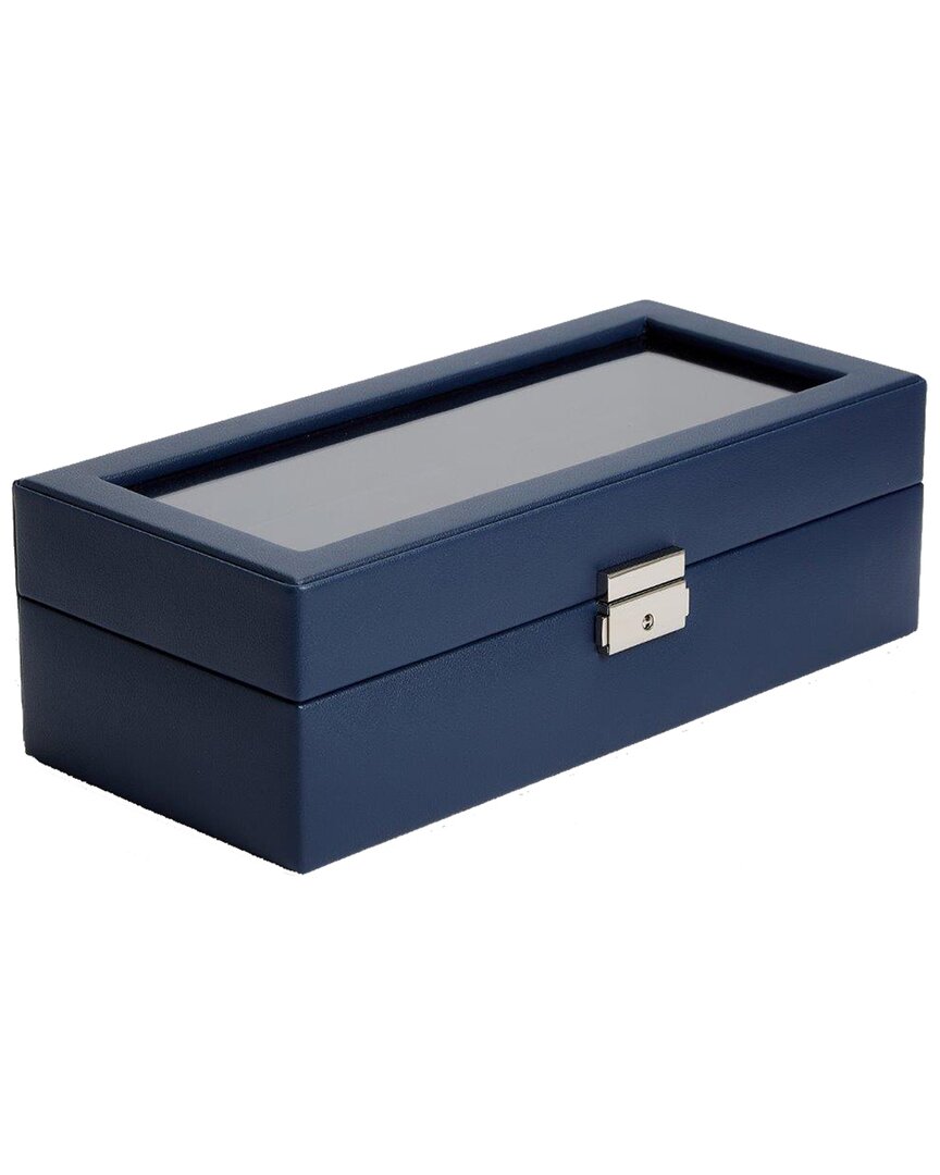Wolf 1834 Heritage 5pc Watch Box In Blue