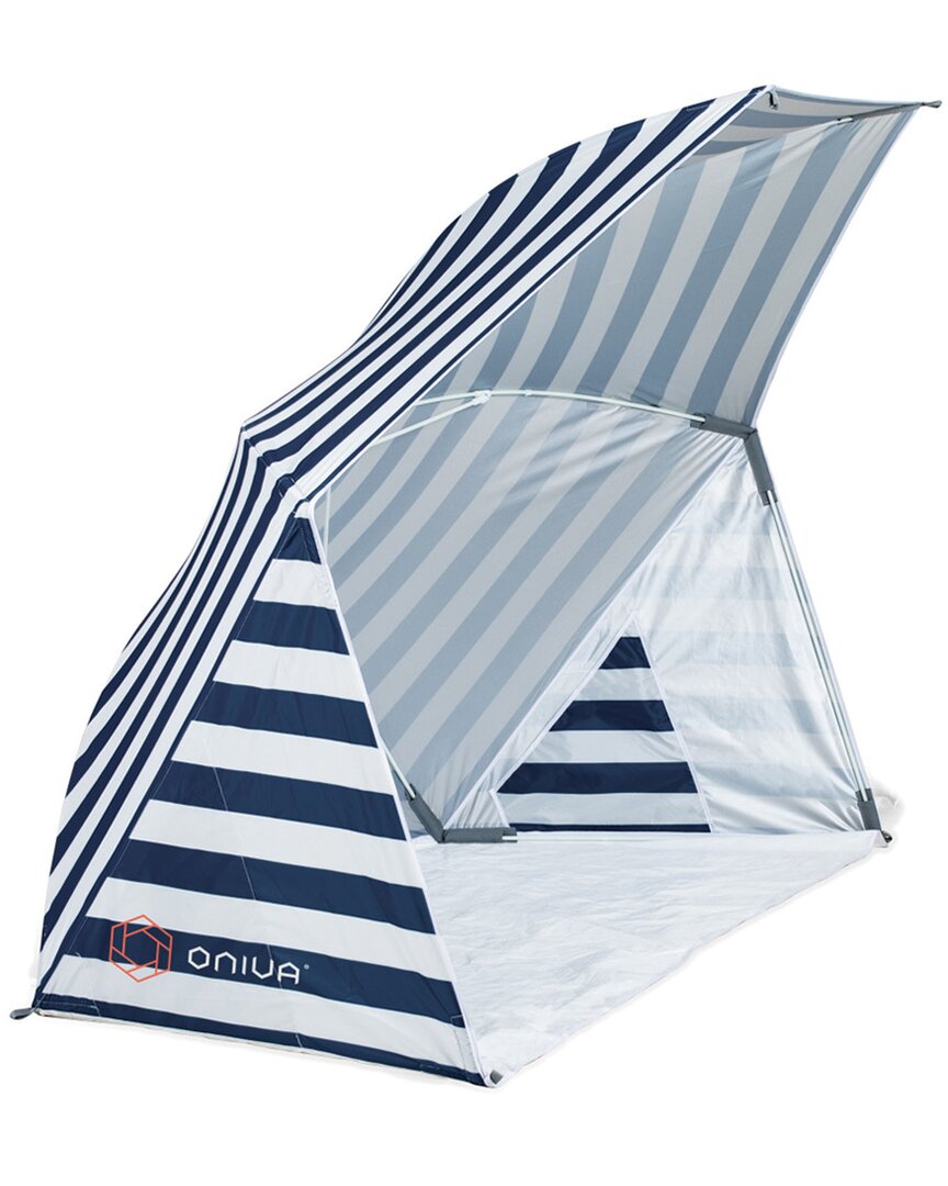 Oniva Brolly Stripe Beach Umbrella Tent In Navy