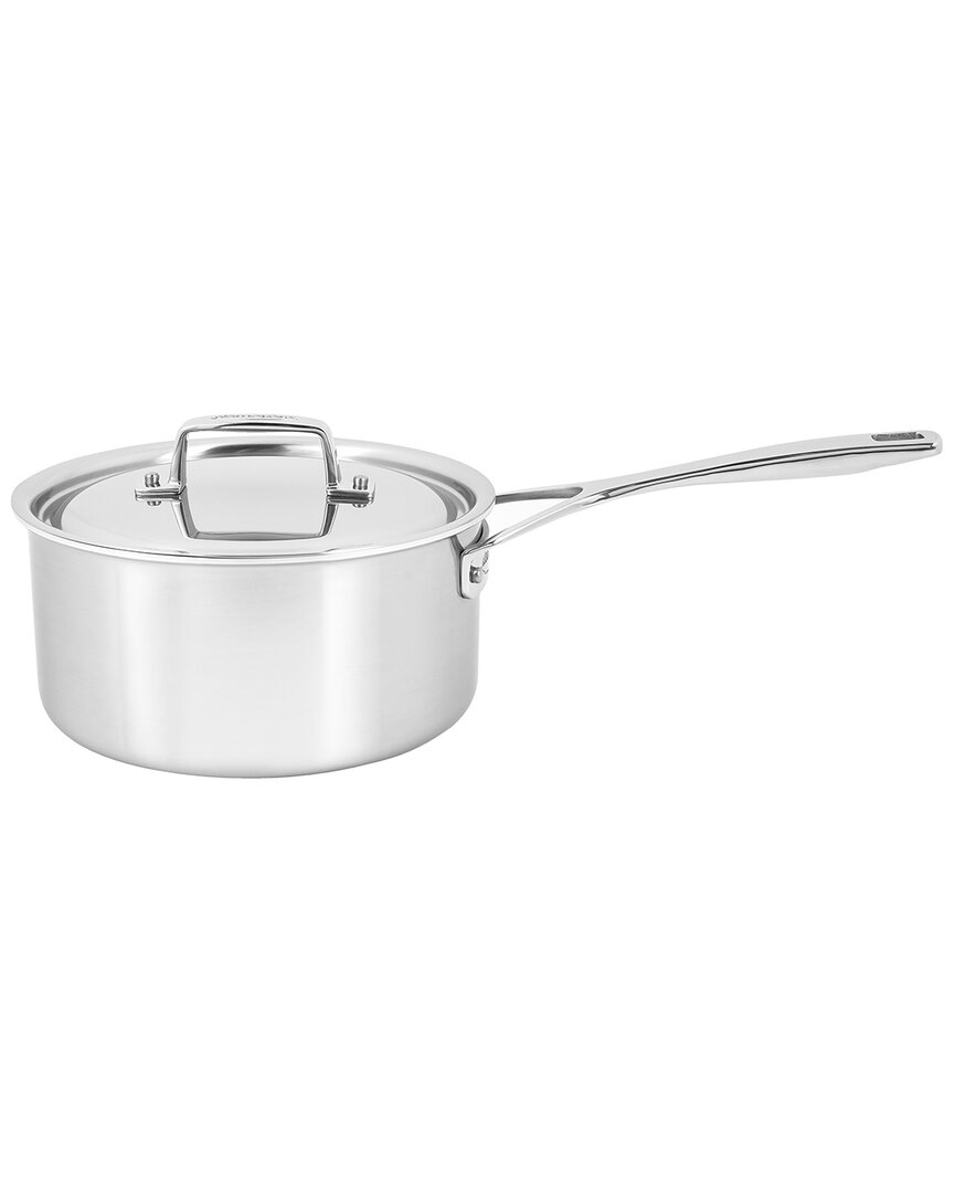 Demeyere Essential 5-ply 3qt Stainless Steel Saucepan With Lid In Metallic