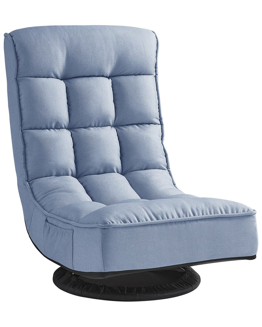 Loungie Myracle Adjustable Recliner/floor Chair In Blue