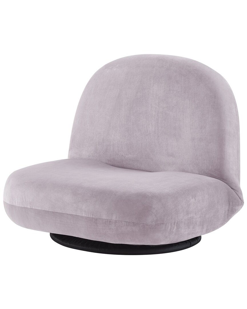 Loungie Mckenzi Adjustable Recliner/floor Chair In Purple