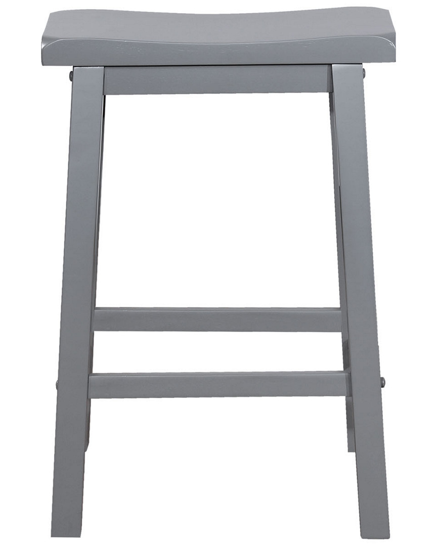 Powell Aiden Grey Counter Stool