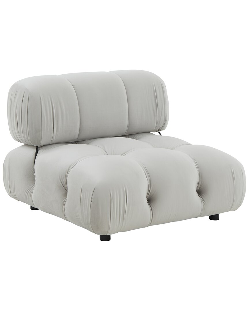 Safavieh Couture Ellamaria Tufted Accent Chair In Grey