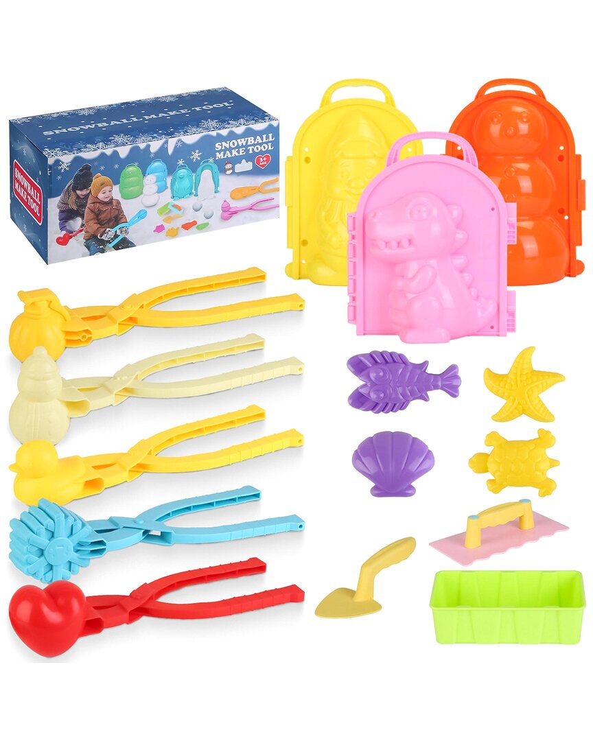 FRESH FAB FINDS FRESH FAB FINDS 15PC WINTER SNOWBALL TOOL KIT 