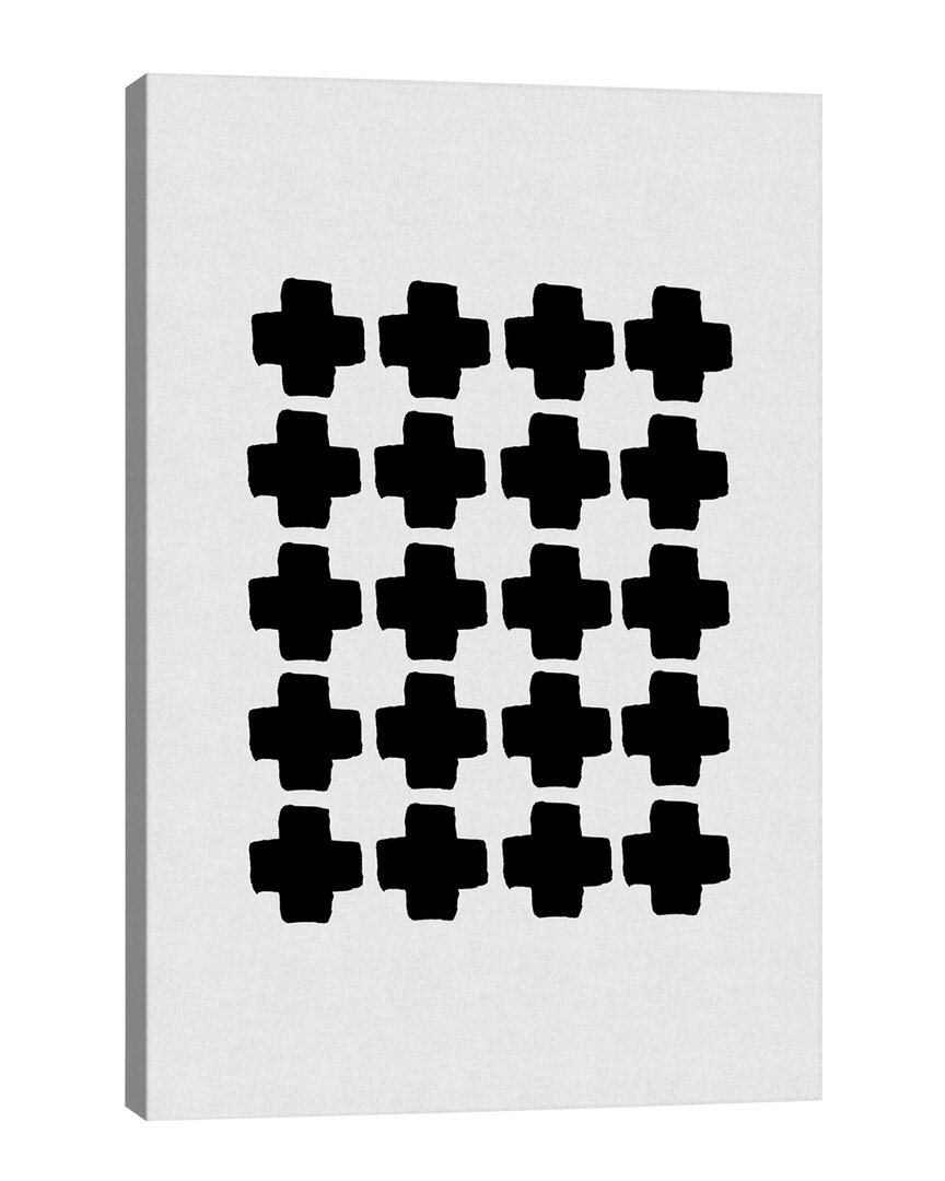 Icanvas B&w Abstract Iii By Orara Studio Wall Art