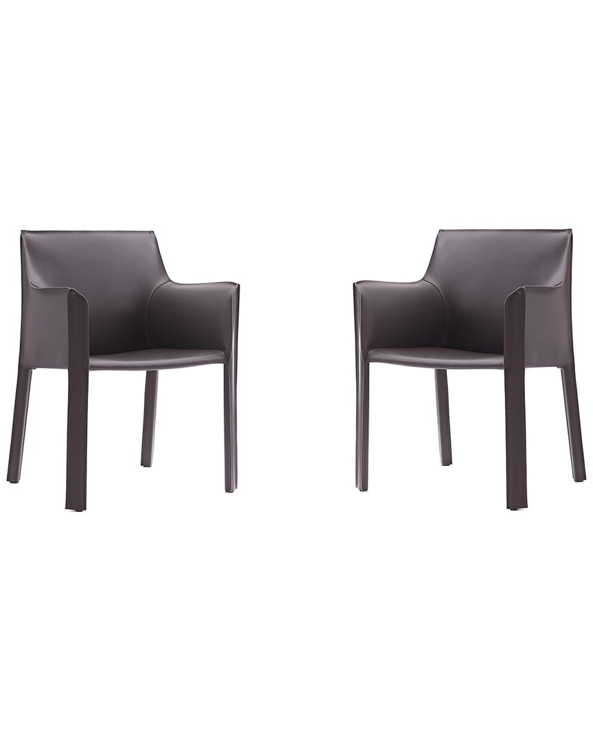 Shop Manhattan Comfort Set Of 2 Vogue Dining Chairs