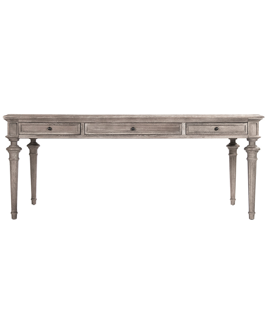 Zentique Nadine Dining Table In Gray