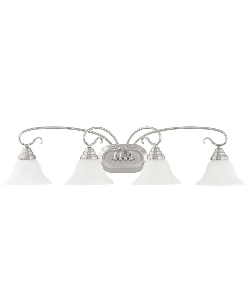 Livex Lighting Coronado 4-light Brushed Nickel Bath-light