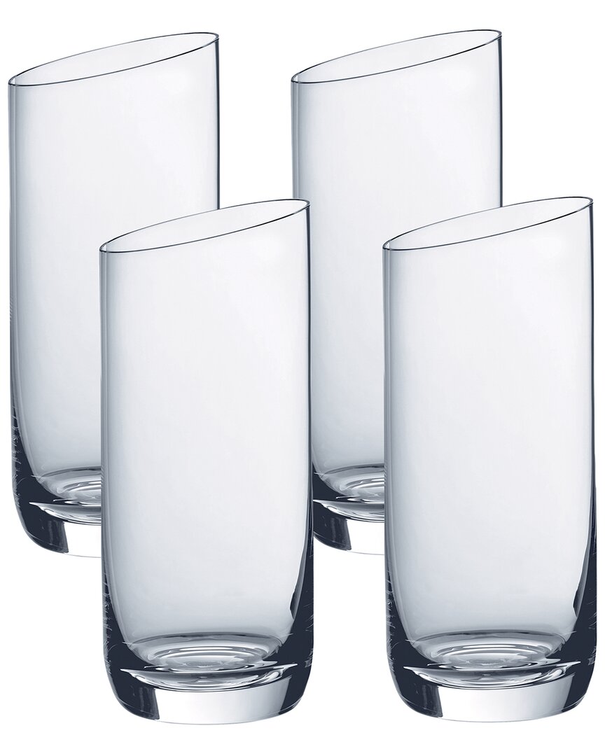 Shop Villeroy & Boch Newmoon Set Of 4 Highball Glasses