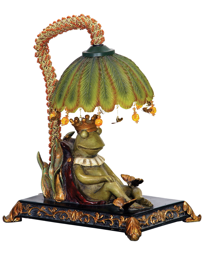 Artistic Home & Lighting Sleeping King Frog Mini Table Lamp