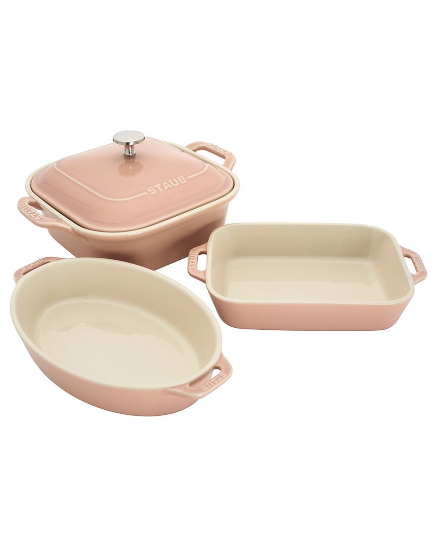 Staub 4-piece Ceramic Baking Dish Set