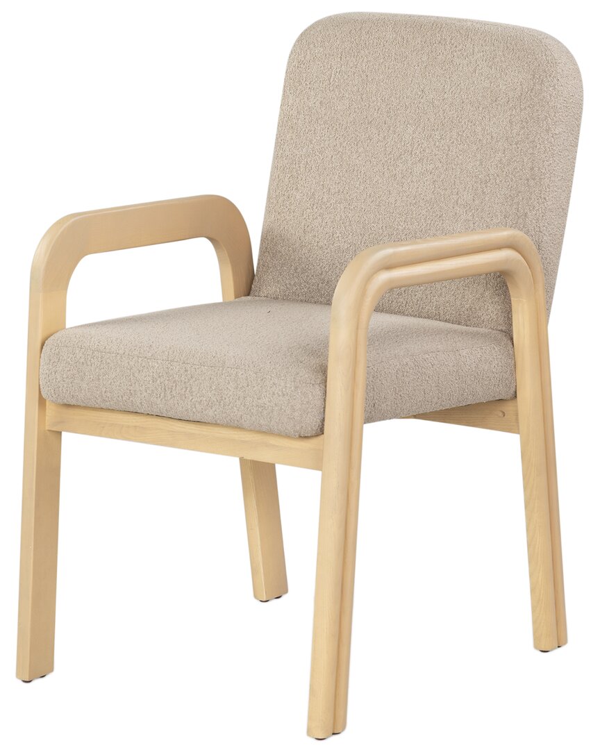 Safavieh Couture Roslina Boucle Dining Chair In Brown