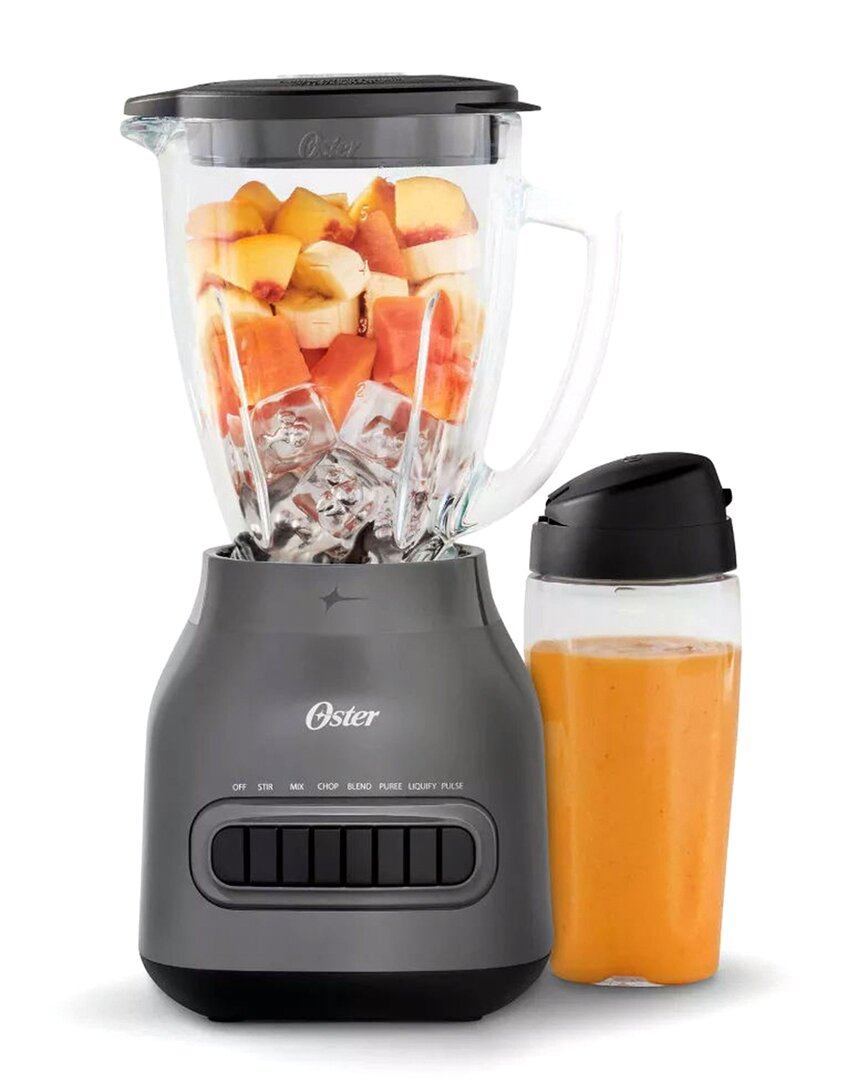 Oster Glass Jar Blender Plus To-go Jar In Black