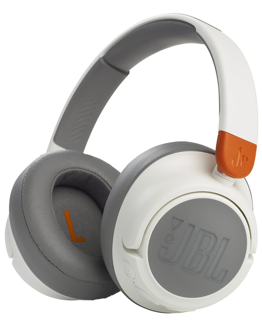 Jbl Jr 460nc Kids Bluetooth Headphones With Anc & Volume Limiter In White