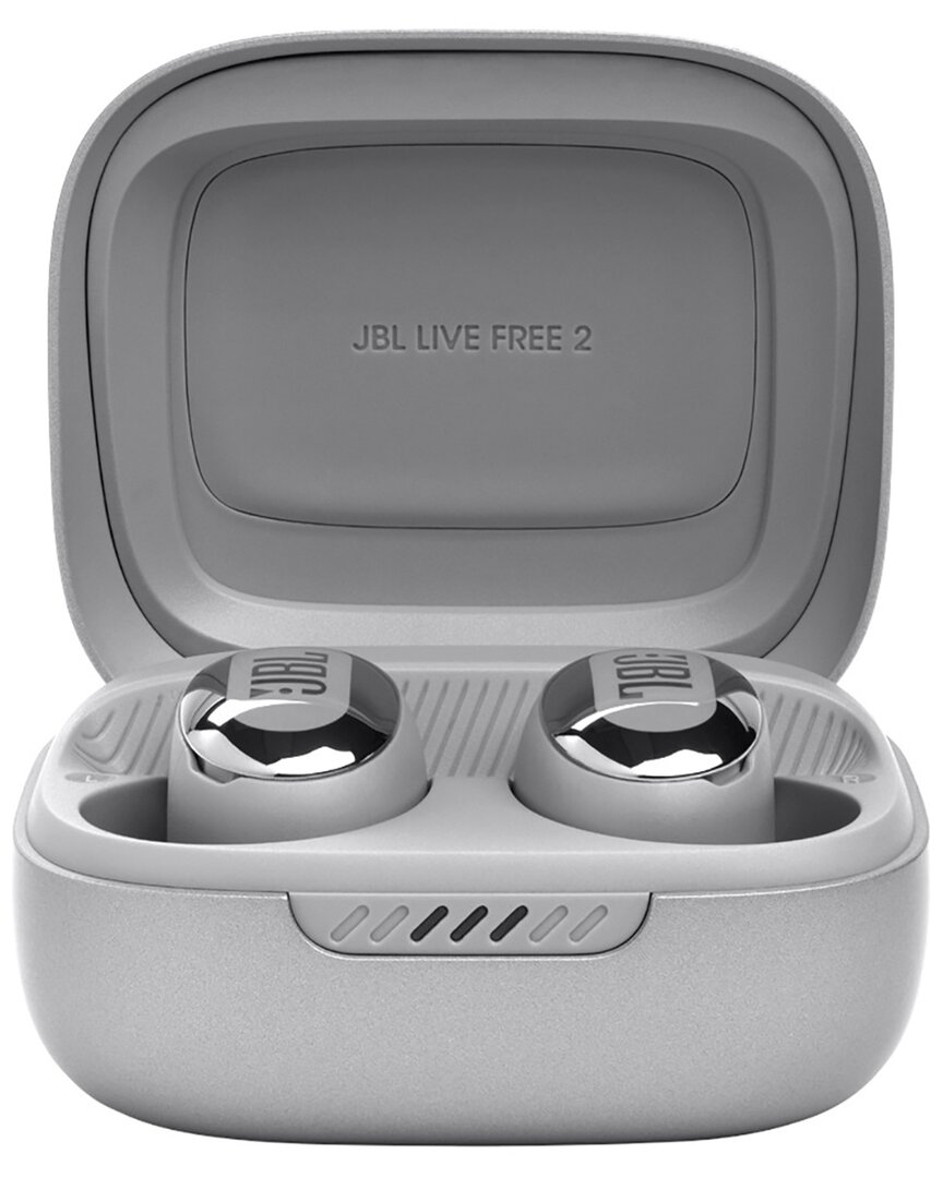 Jbl Live Free 2 Tws Noise Cancelling Earbuds In Silver